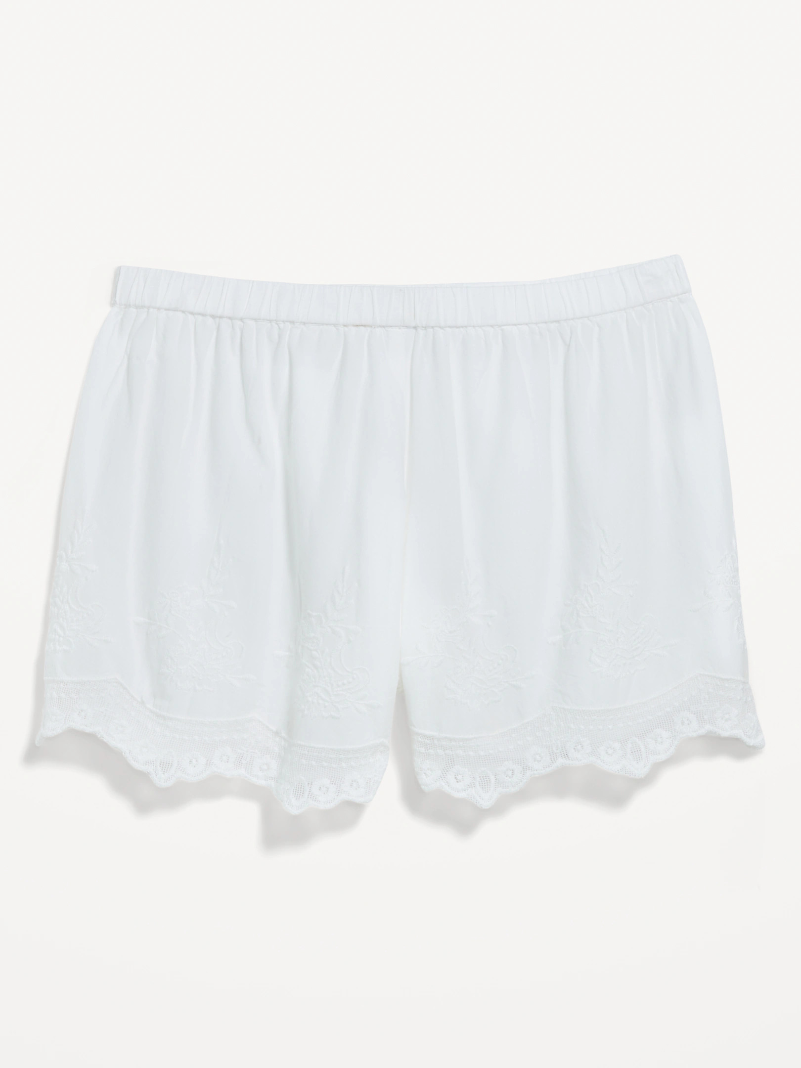 High-Waisted Lace-Trim Shorts | Old Navy (US)