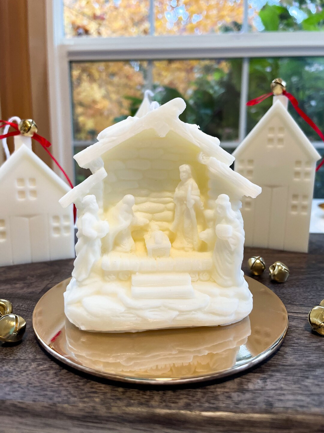 Nativity Candle, Christmas Candle, Christmas Decor, Holy Family, Christmas Gift Idea, Jesus Candl... | Etsy (US)