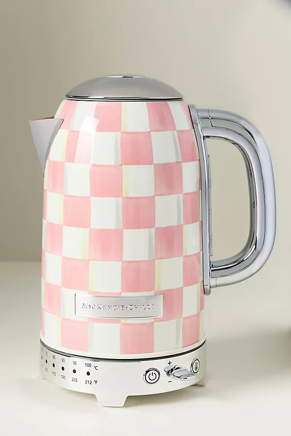 Check Electric Kettle | Anthropologie (US)