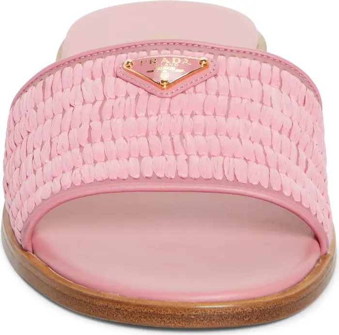 Raffia Slide Sandal (Women) | Nordstrom