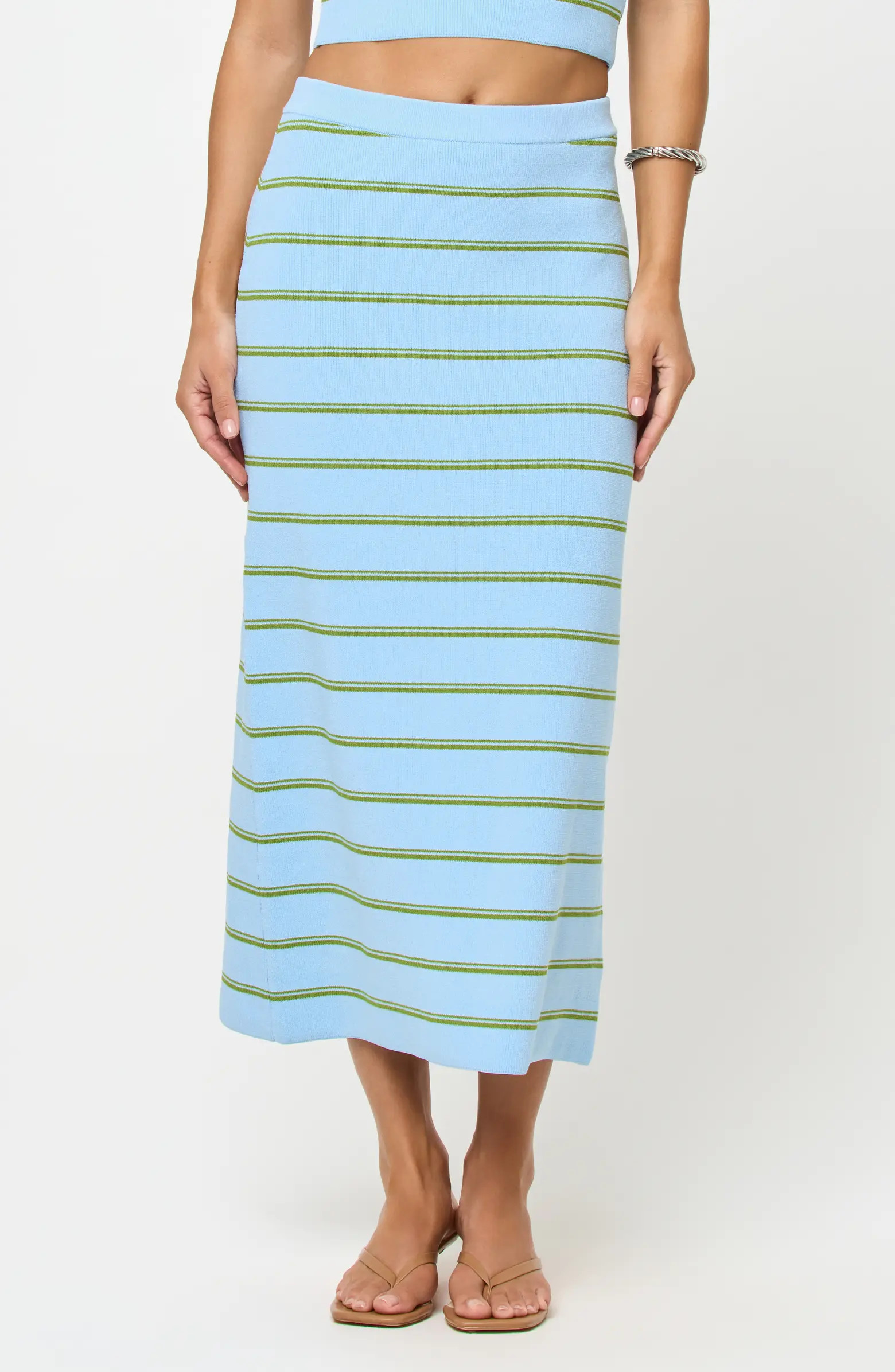 LSPACE Ravello Stripe Rib Cover-Up Skirt | Nordstrom | Nordstrom
