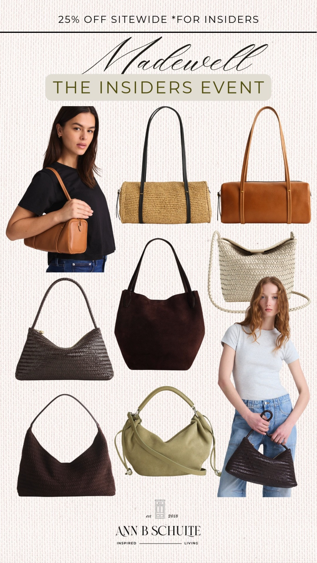 Madewell’s Insiders Event is the perfect time to grab “the bag” everyone keeps reaching for 25% off sitewide for insiders only. Consider this your sign to upgrade your carryall. 👜🤎✨
#Madewell #MadewellStyle #MadewellInsiders #MadewellSale #SitewideSale #ItBag #AccessoriesEdit #EverydayStyle #LTKSaleAlert #StyleEdit 

 #LTKootd #LTKSaleAlert