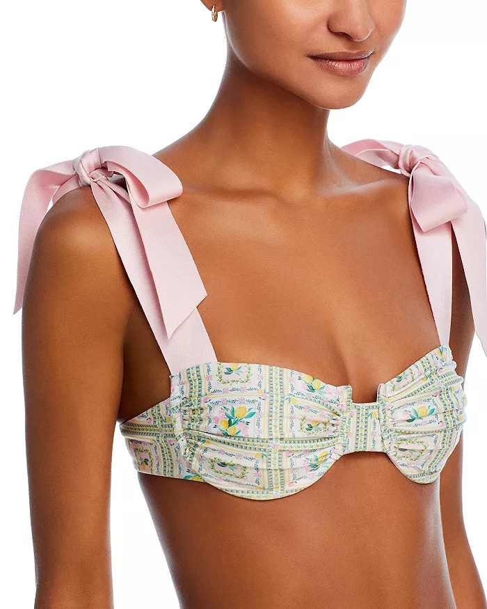 Lina Lemon Flowers Underwire Bikini Top | Bloomingdale's (US)
