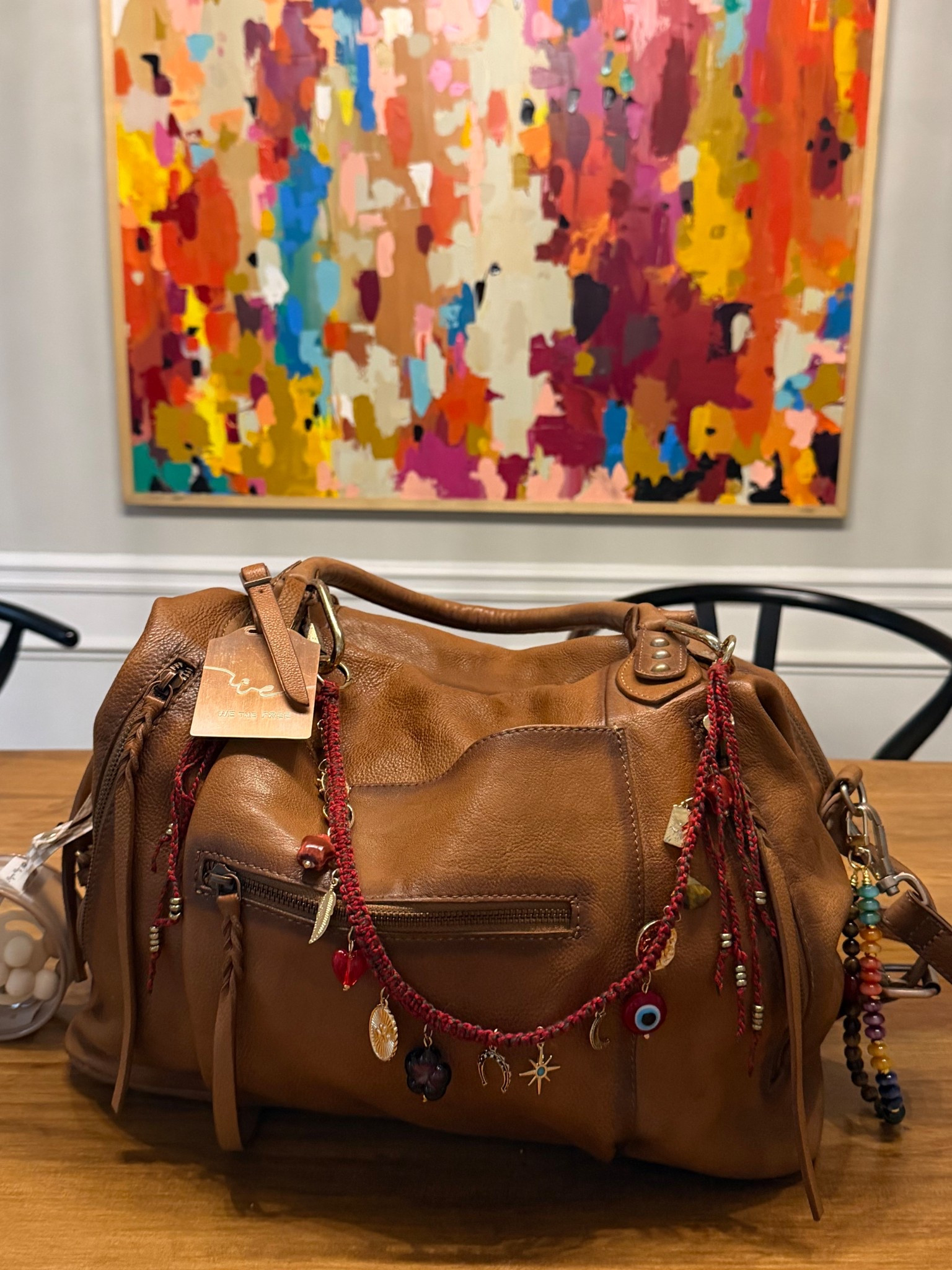 new baby 🤎 the free people Emerson bag! 