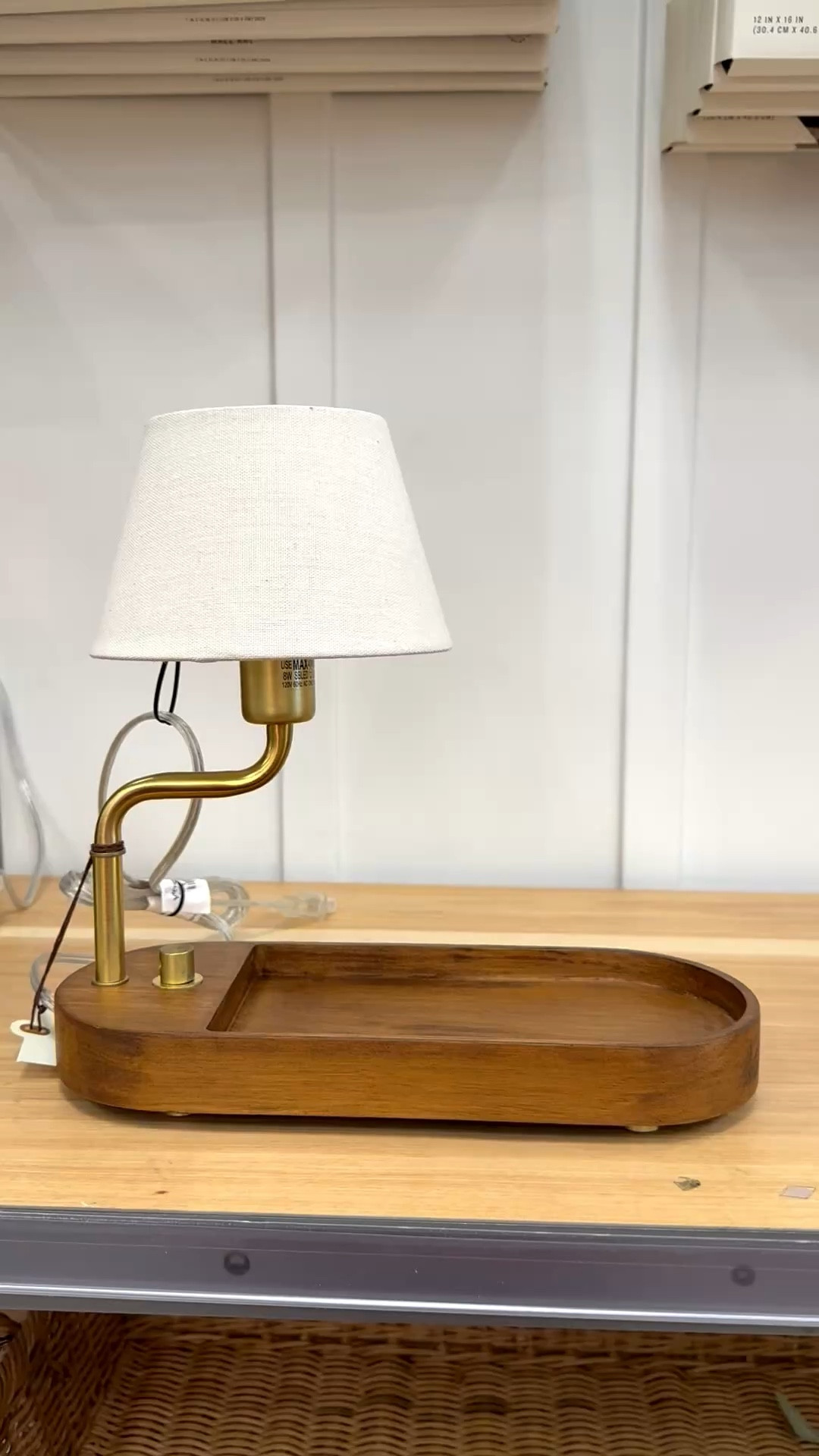This is such a sweet and unusual find! It’s a table lamp attached to a wood tray. ✨

It’s definitely giving a vintage vibe with the brass hardware and wood tray base. It’s perfect for a desk, nightstand, or kitchen nook. 

And if you’re a mosaic artist, this would be a special substrate for your tile work. For mosaic tips, tutorials + inspiration please visit my YouTube channel: YouTube.com/julieweilbacher, and follow @julieweilbacher on Instagram.

#swivellamp #swiveltablelamp #woodtray #brasslamp #target #mosaic #desklamp #vintagelamp

#LTKHome #LTKSeasonal