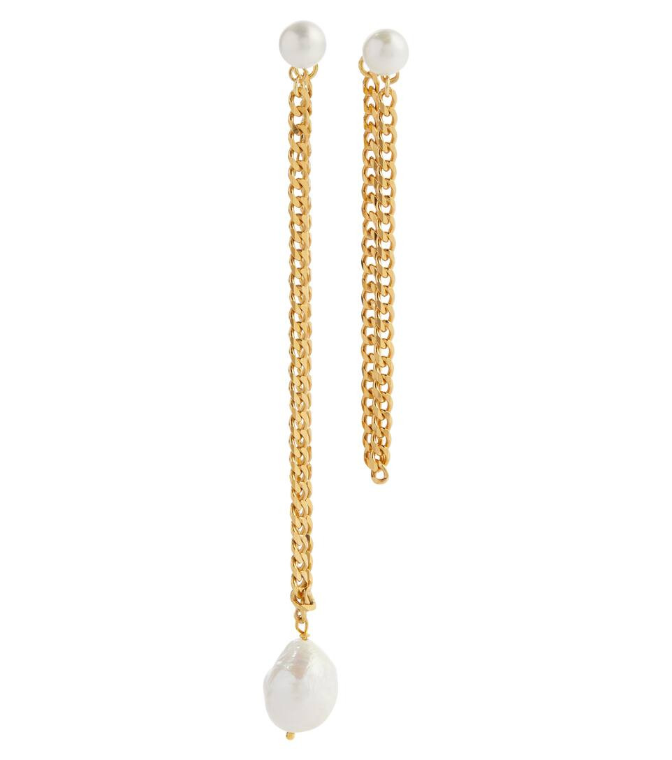 Ohrringe Aubretia aus 24kt vergoldetem Sterlingsilber mit Süßwasserperlen | Mytheresa (DACH)