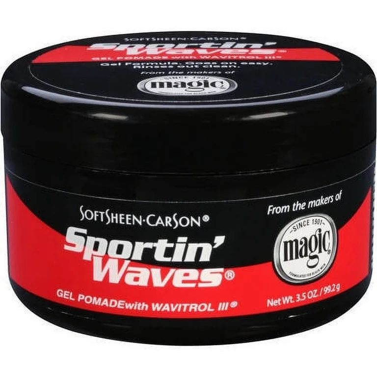 SoftSheen-Carson Sportin' Waves Moisturizing Hair Pomade with Wavitrol III, Wavy Hair 3.5 oz | Walmart (US)
