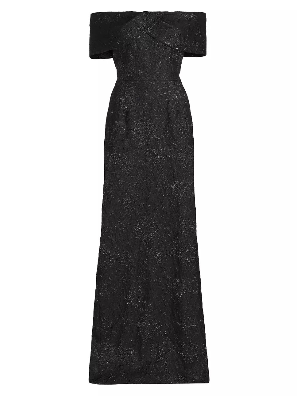 Teri Jon by Rickie Freeman Jacquard Column Gown | Saks Fifth Avenue