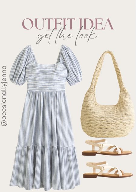 Outfit idea get the look from Abercrombie! 

Dress, bag, purse, shoes, sandals, summer style, date night, vacation outfit 

#LTKItBag #LTKStyleTip #LTKShoeCrush