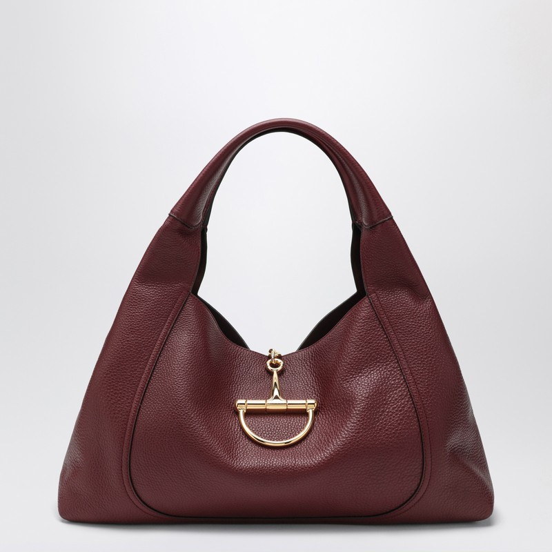 Gucci Softbit maxi bag in Rosso Ancora leather | The Double F