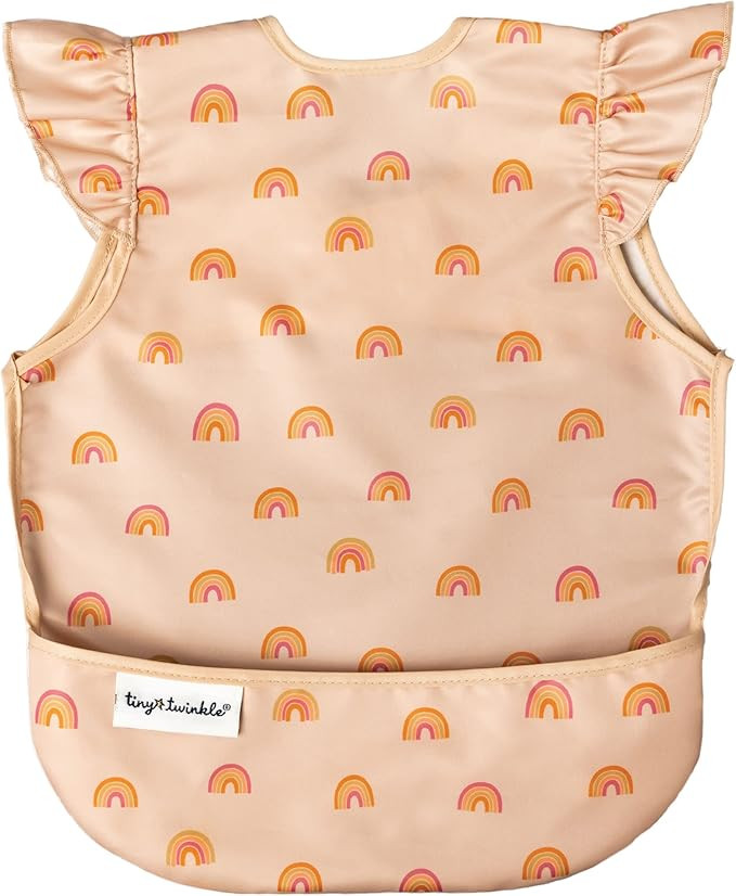 Tiny Twinkle Mess Proof Baby Bib - Waterproof Baby Apron - Machine Washable - PVC, BPA, & Phthala... | Amazon (US)