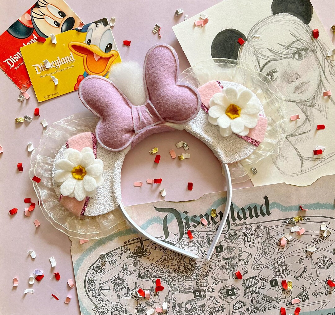 Daisy Duck Mouse Ears Headband, Giddyupandgrow - Etsy | Etsy (US)