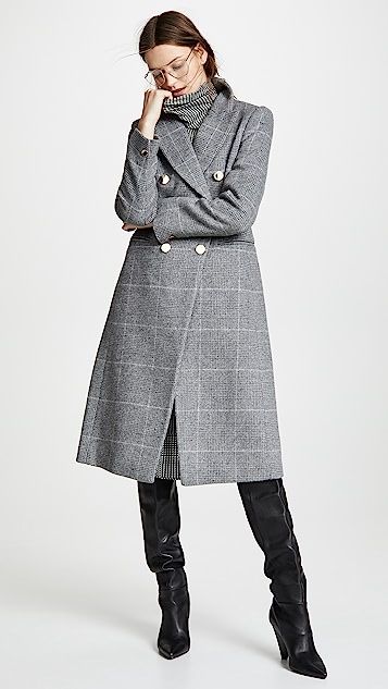 Jemma Plaid Coat | Shopbop