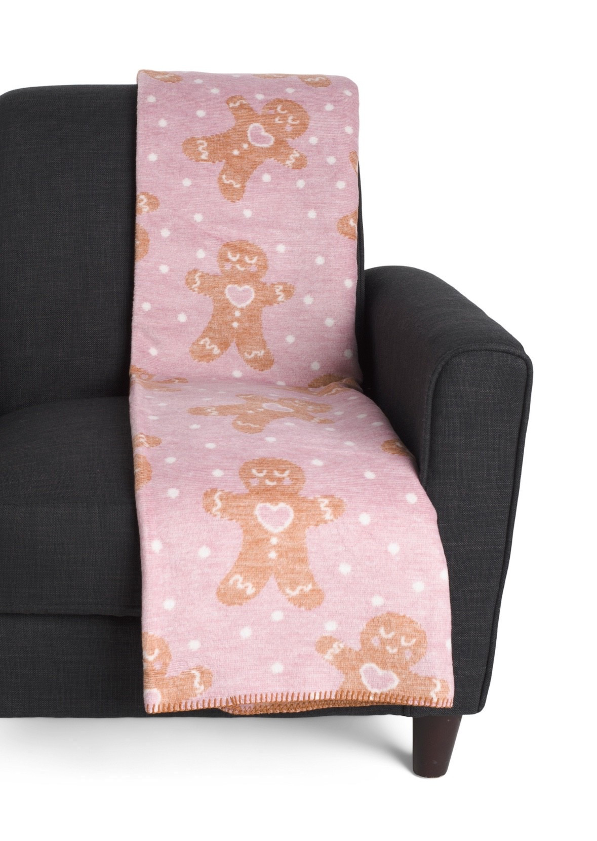 Pretty pink gingerbread blanket 🎀

#LTKStyleTip #LTKSeasonal #LTKHome
