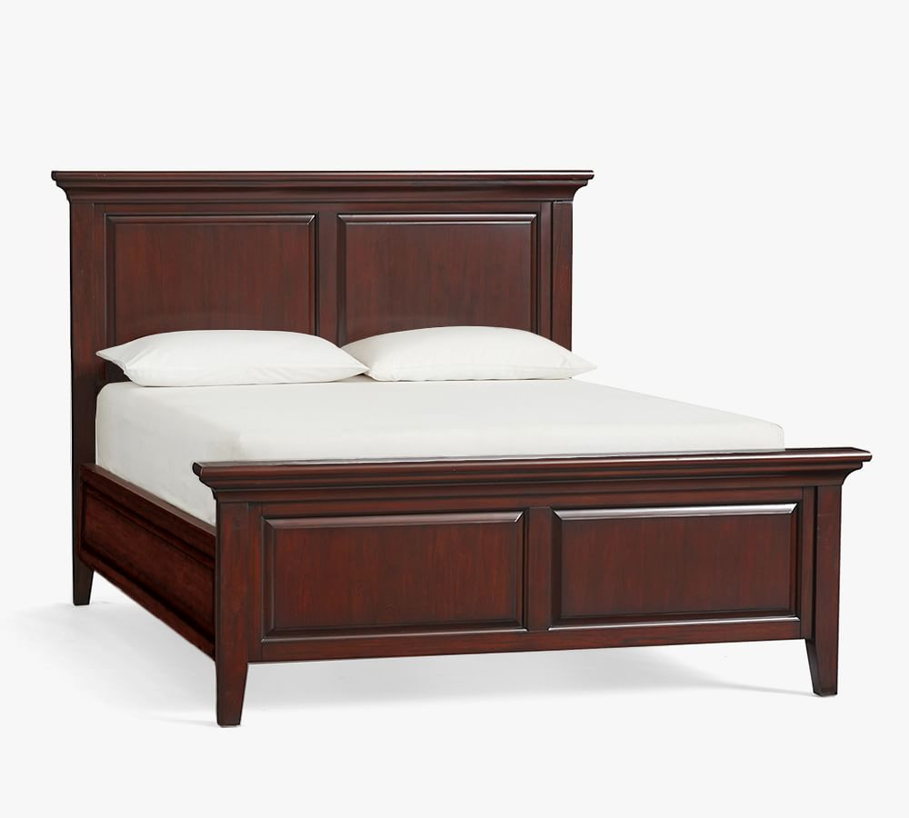 Hudson Bed, Queen, Mahogany | Pottery Barn (US)