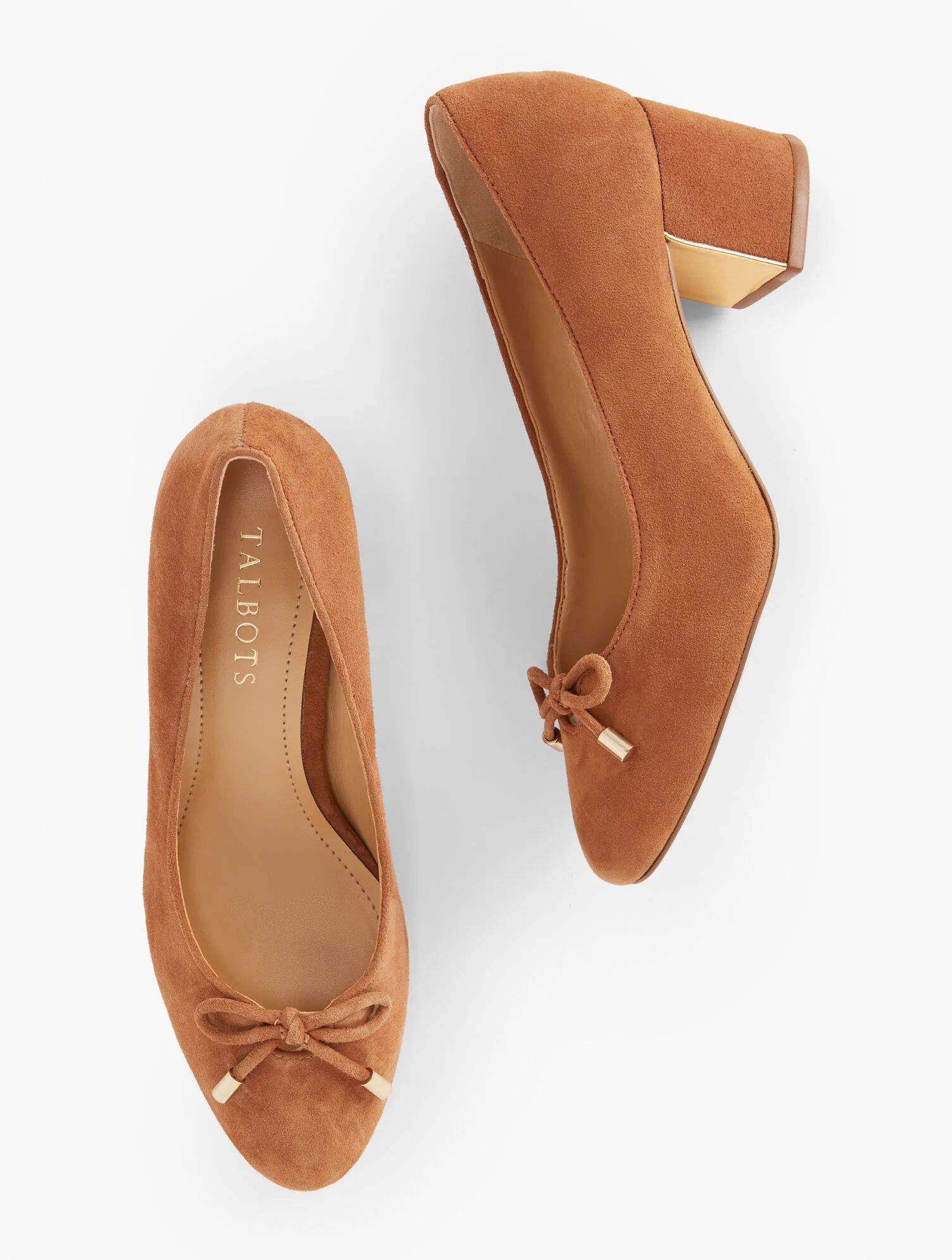 Isa Bow Suede Pumps | Talbots