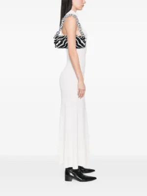 2012-2026 Textured Nappa Zebra Print Chain Pouch shoulder bag | Farfetch Global