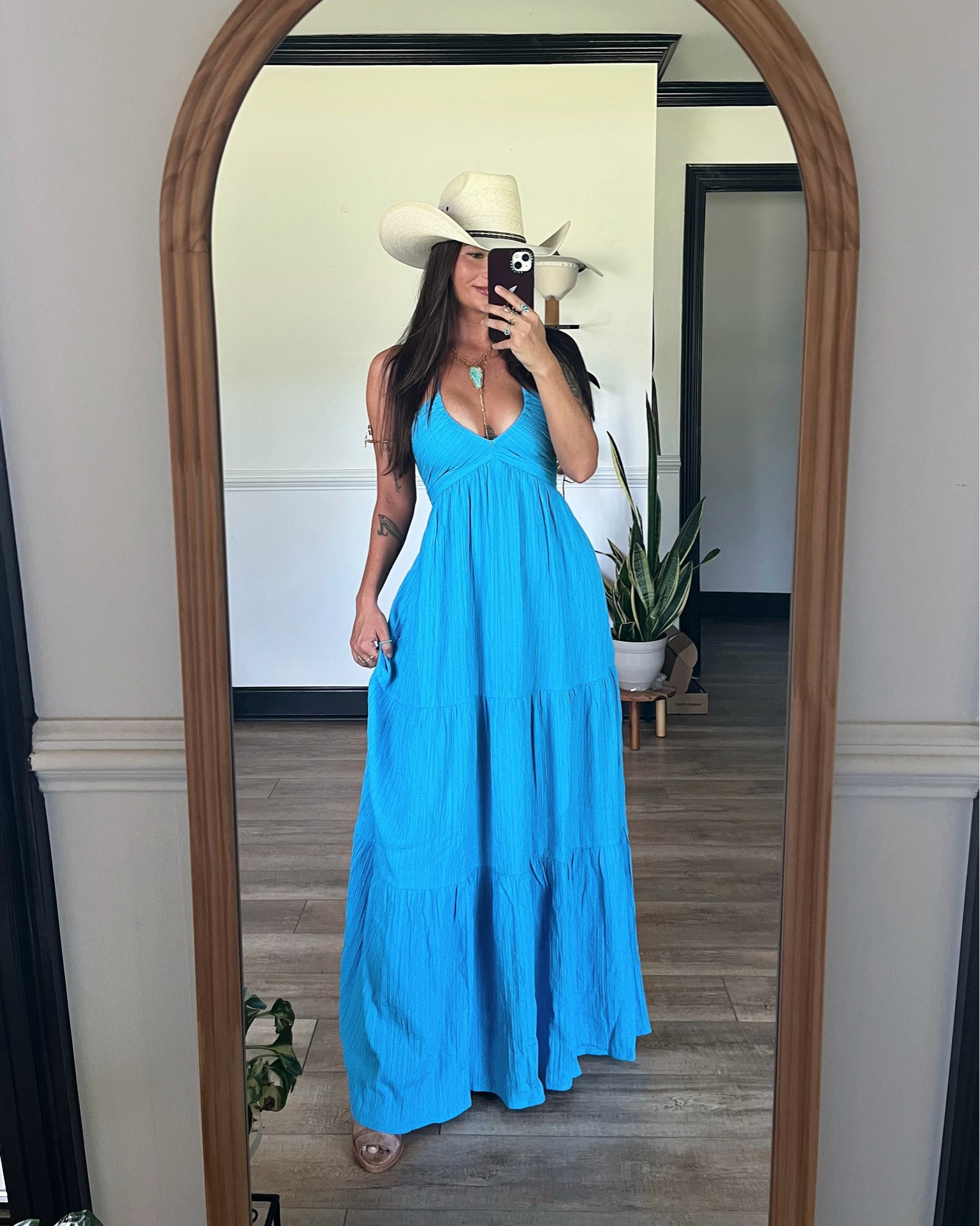 Gorgeous blue maxi dress! Wearing size xs. Paired with Freebird heels which are old & unavailable so added similar. Code LORILYNN40 or LORILYNN35 to save on dress! Code LORI10 to save on necklace from Highway Hippie

#LTKootd #LTKgrwm #LTKSeasonal