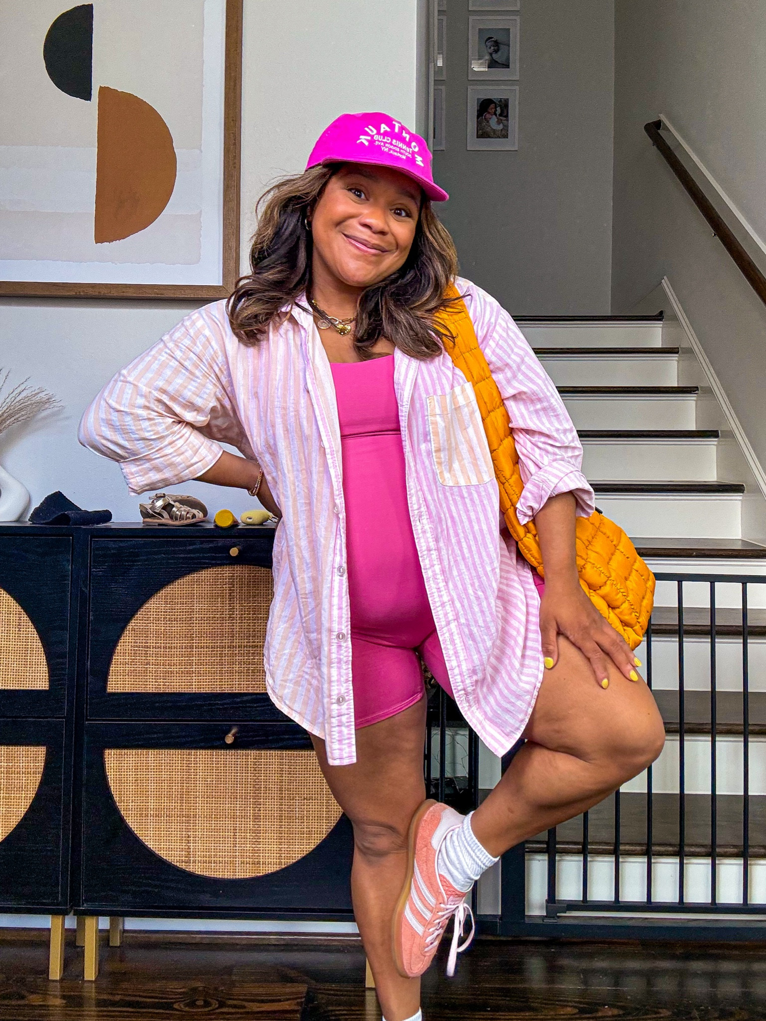 BUMP STYLE: this maternity romper is under $30 and super soft — can easily wear throughout second and 3rd trimester. Runs to true size.

#LTKbump #LTKfindsunder50