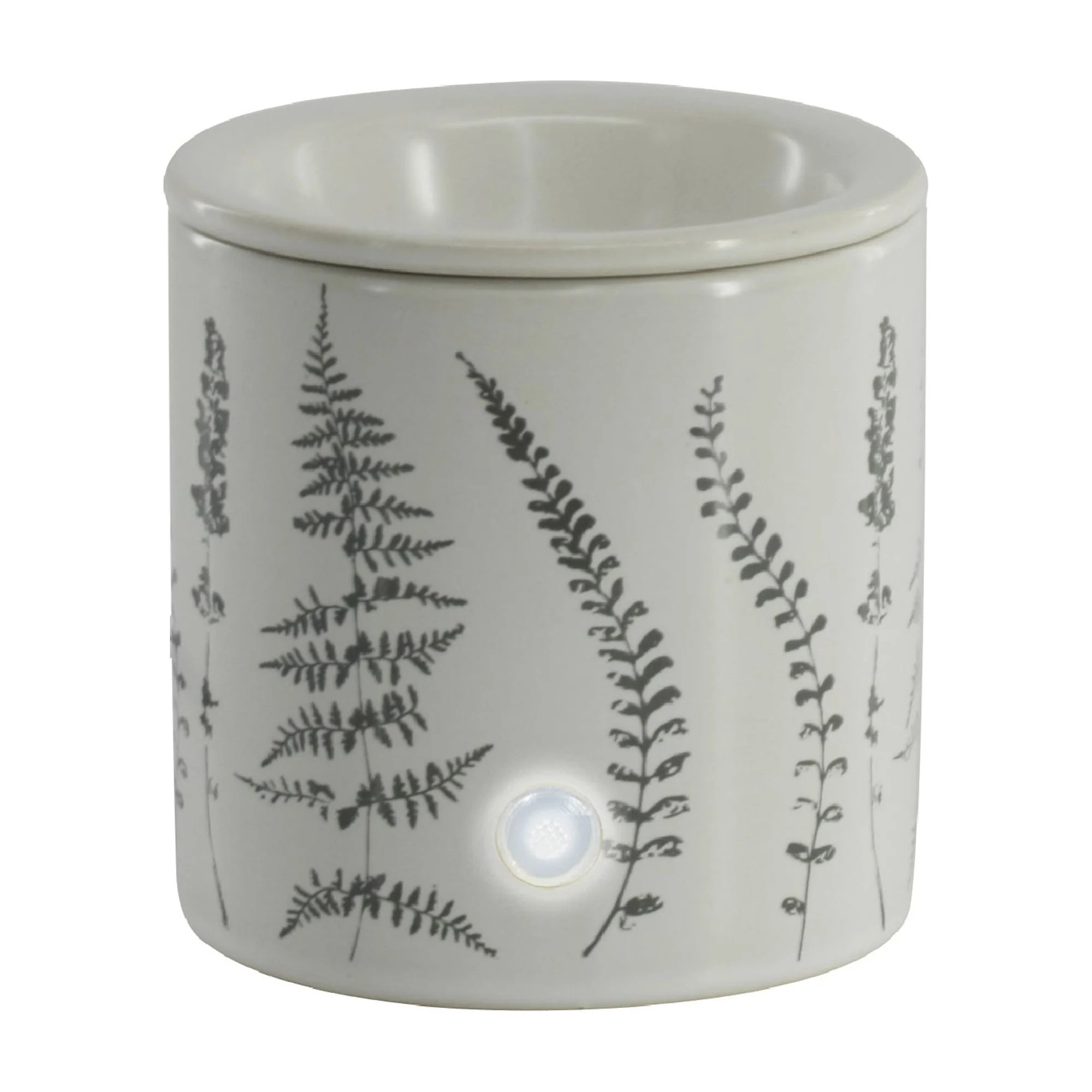 Mainstays Electric 18-Watt Botanical Decal Ceramic Wax Warmer, White | Walmart (US)