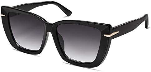 SOJOS Big Large Oversized Cat Eye Sunglasses for Women, 70s Trendy Plus Size Designer Shades SJ22... | Amazon (US)