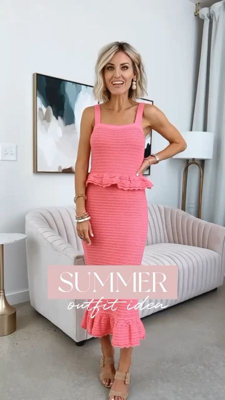 This sweater dress is a must have for summer! I am wearing an XS and the fit is true to size! Linking a few other pink dresses from Walmart too!

Loverly Grey, peplum dress, summer dress

#LTKunder100 #LTKSeasonal #LTKstyletip