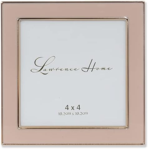 Lawrence Frames Metal Frame, Polished Enamel, Pink, 4x4 | Amazon (US)