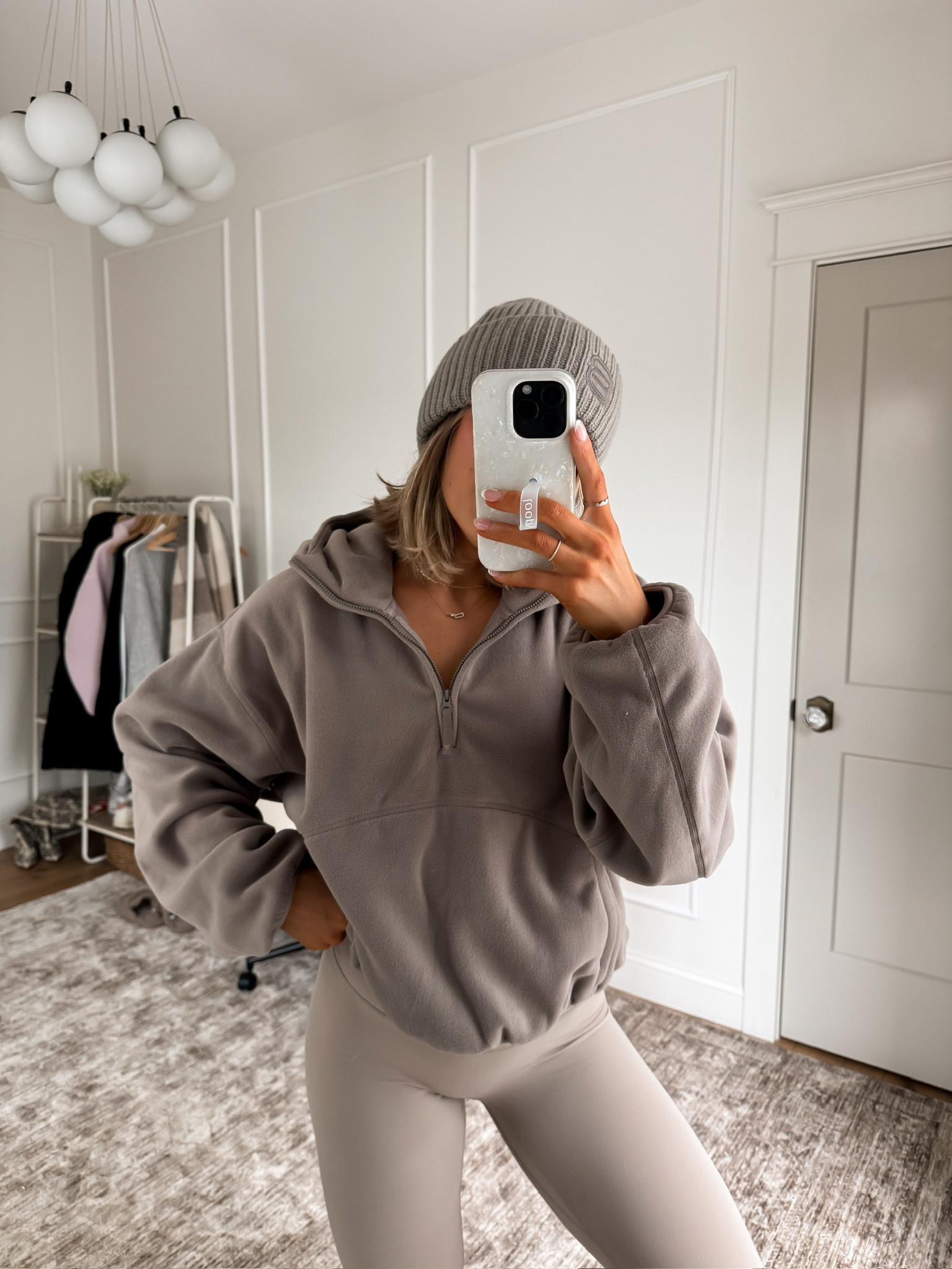 Most worn sweatshirt lately!! Size small. SO SOFT. 🙌🏻 under $100! 

Matches this beanie perfectly & I’m obsessed! 🤩 

#LTKGiftGuide #LTKHoliday #LTKSeasonal