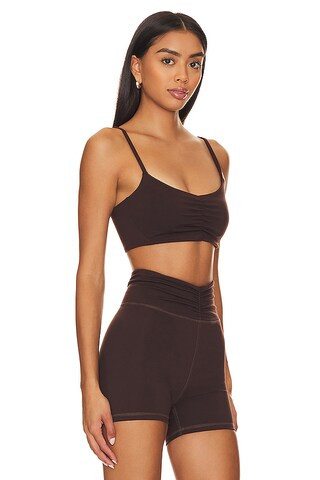Fay Sports Bra in Deep Brown | Revolve Clothing (Global)