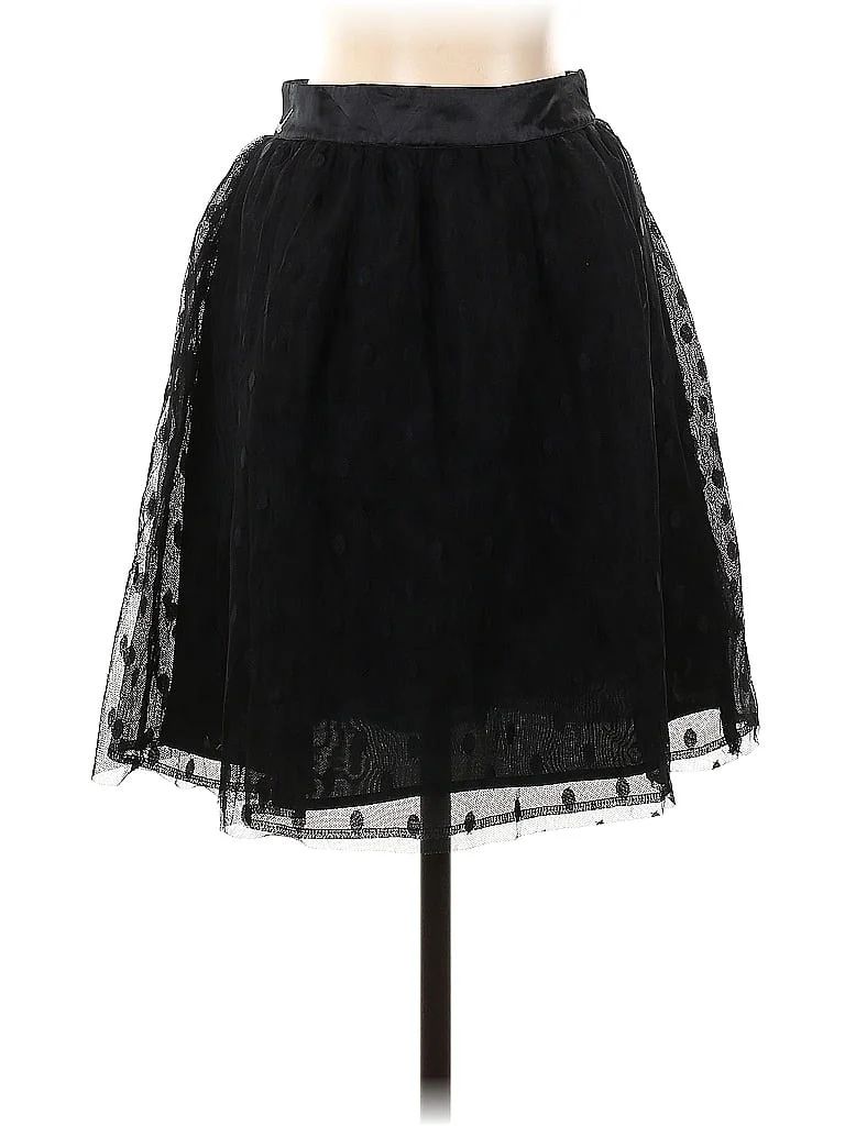 Tulip Jacquard Damask Grid Black Formal Skirt Size S - 57% off | thredUP