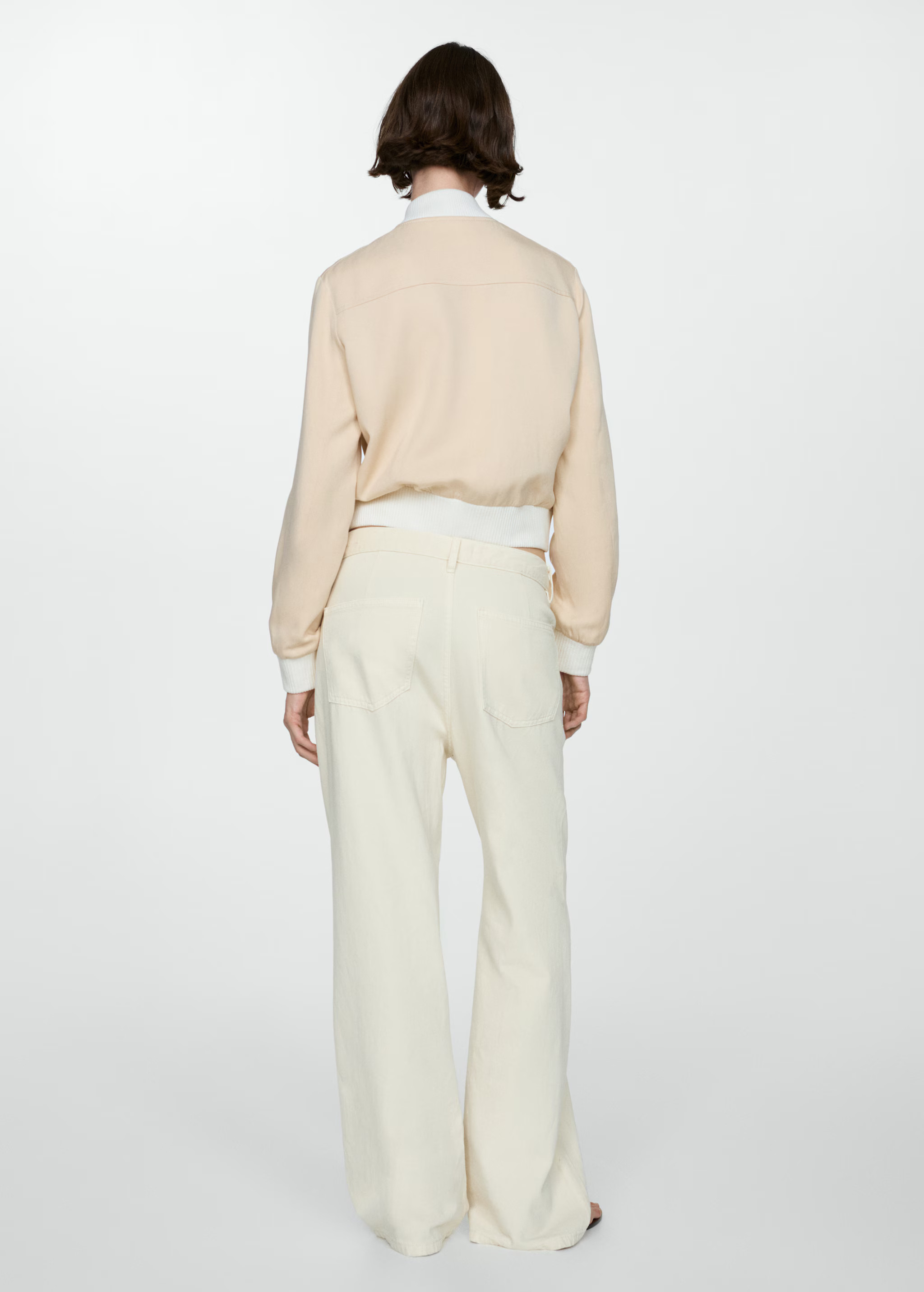 Linen lyocell bomber jacket | Mango (US/MX/AU)