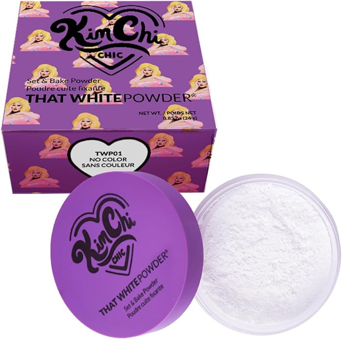 KimChiChic Beauty That WhitePowder Set and Bake Mattifying Setting Powder for Makeup, Extra Fluff... | Amazon (US)