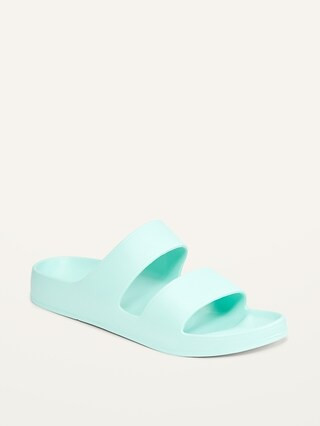 Plant-Based Double-Strap Slide Sandals for Women | Old Navy (US)