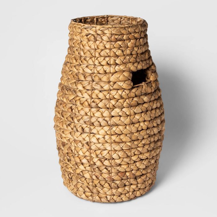 Decorative Braided Tall Basket Natural 20"x13.3" - Threshold™ | Target