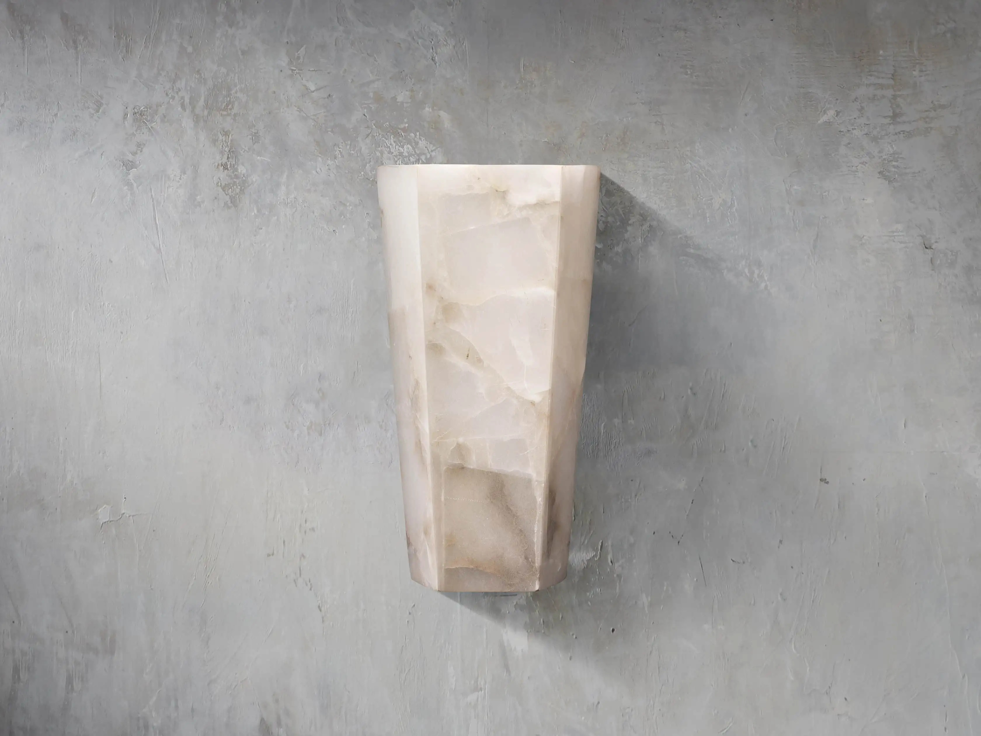 Alabaster Large Hexagonal Sconce | Arhaus