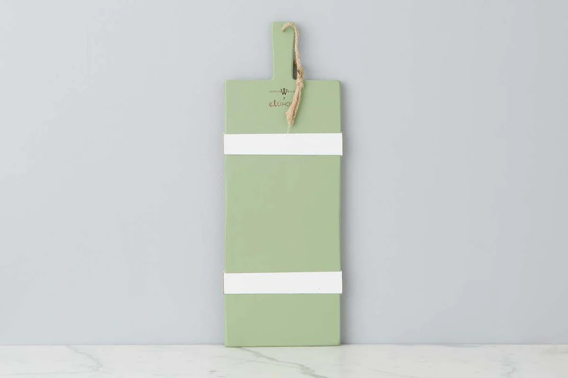 Caitlin Wilson Laurel Green Rectangle Mod Charcuterie Board | etúHOME