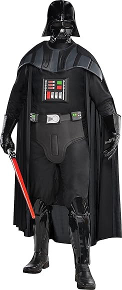 Costumes USA Deluxe Darth Vader Halloween Costume for Men, Star Wars, Standard Size, Includes Cap... | Amazon (US)