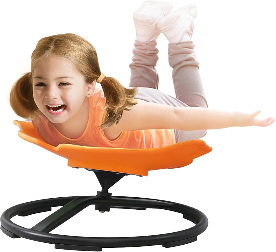 Sensory Spinning Chair for Kids with Autism & ADHD, Swivel Chair for Indoor/Outdoor Use, Sit and ... | Amazon (US)