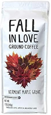Fall In Love, Vermont Maple Grove, Maple Flavored Ground Coffee, 12 oz package | Amazon (US)