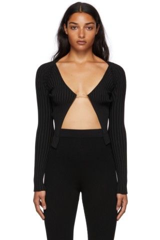 Black 'La Maille' Pralù Cardigan | SSENSE