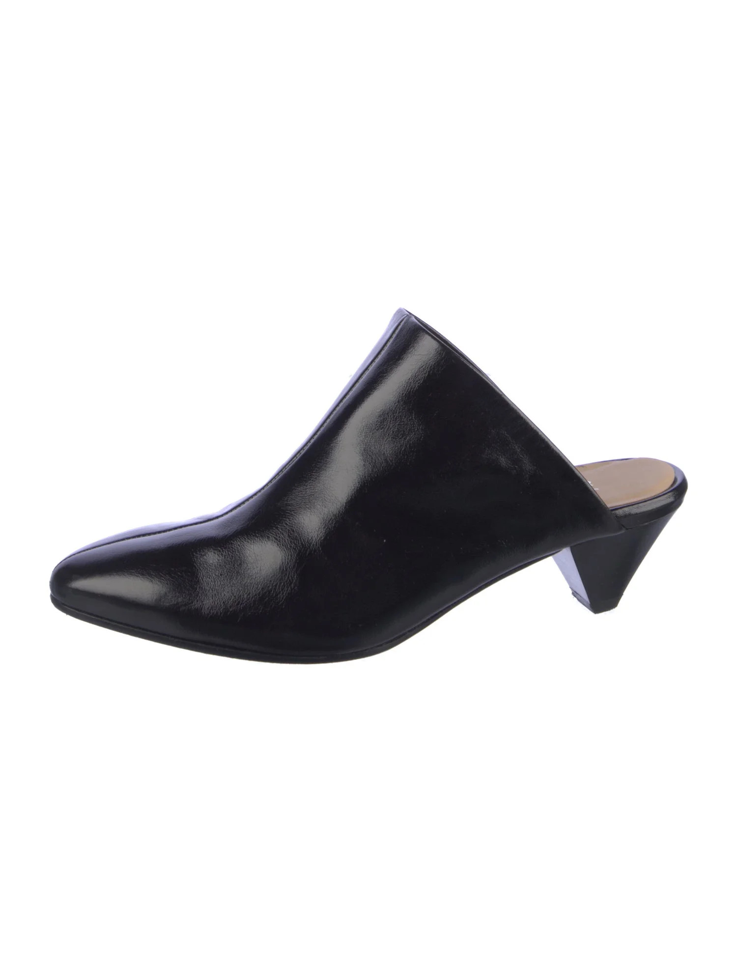 Jamie Haller Leather Mules - Black Flats, Shoes - WJMHL21587 | The RealReal | The RealReal