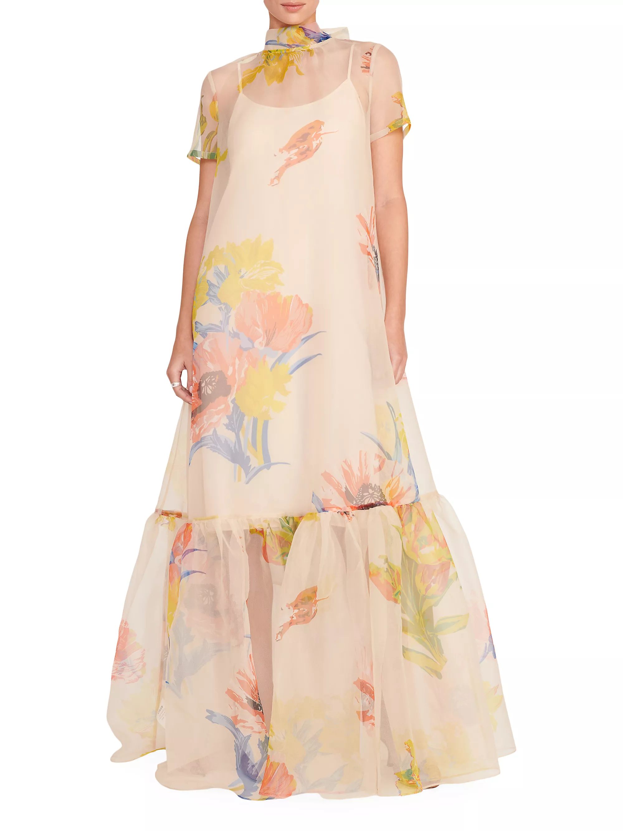 Calluna Floral Organza Gown | Saks Fifth Avenue