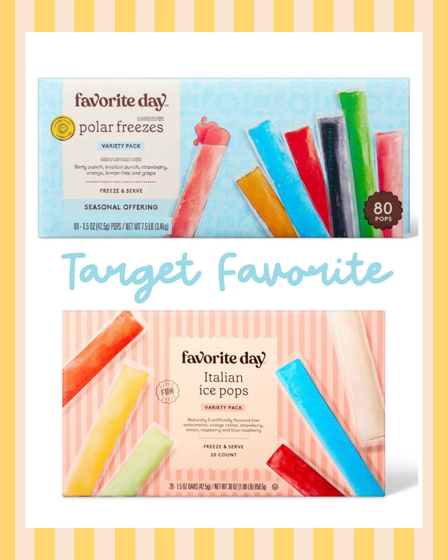 With Summer upon us, had to share that these are now available again for the season at Target! My whole family enjoys these on a hot day, and they’re the best price around for freeze pops. ☀️

#LTKSeasonal #LTKHome #LTKKids