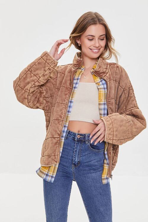 Quilted Zip-Up Jacket | Forever 21 (US)