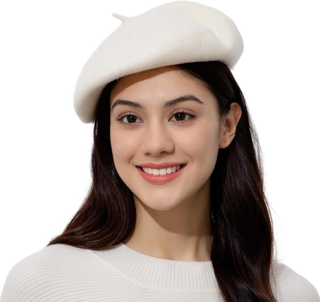 Classic Wool Beret Hats for Women Man Painter hat French Beret for Man Woman Warm Winte. | Amazon (US)