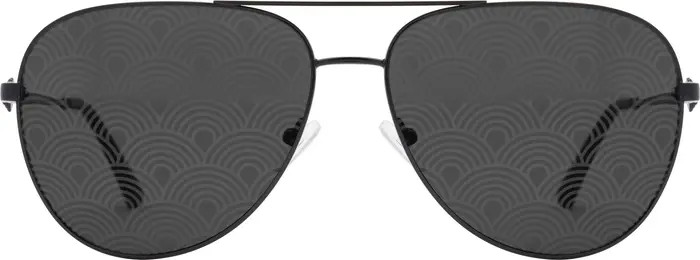 65mm Oversize Pilot Sunglasses | Nordstrom