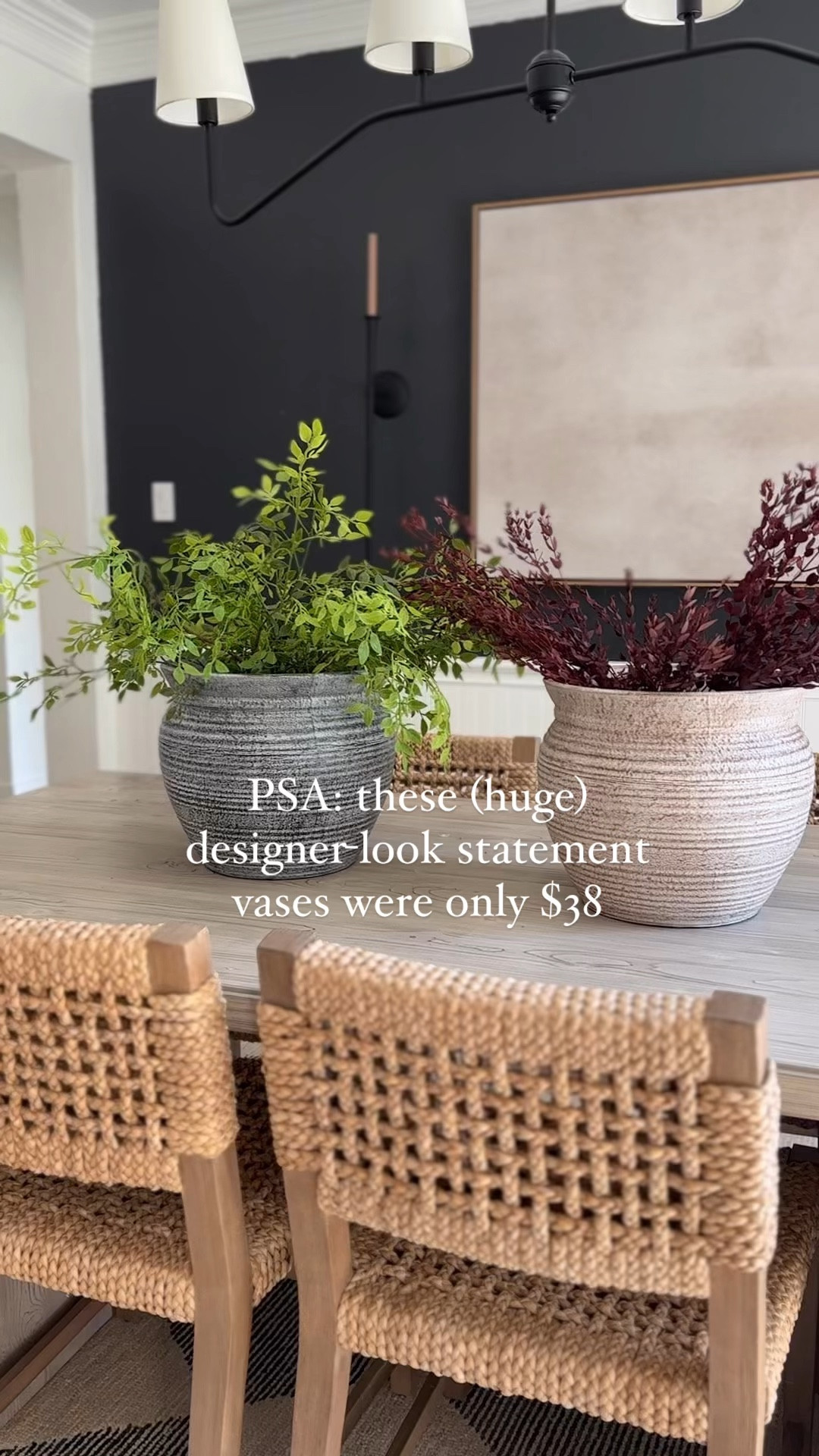 Love this little hack for finding the look of a statement vase for a steal! Planters may be on clearance online but check your local Lowe’s store 🤎 (or any store with an outdoor section!) 

#LTKHome #LTKVideo #LTKFindsUnder50