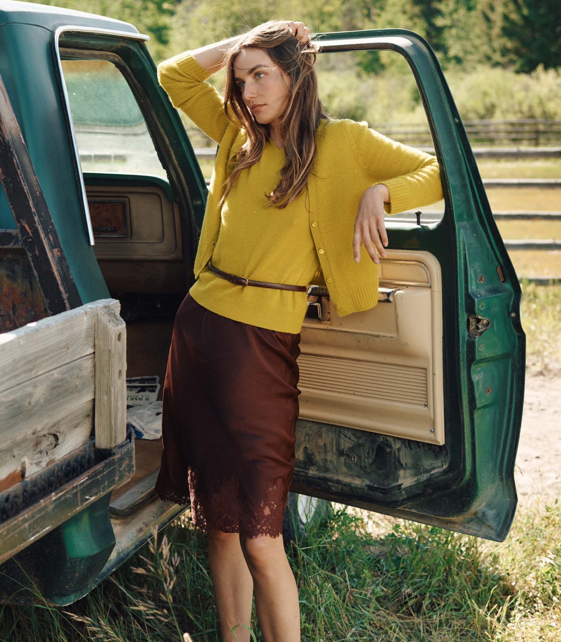 Elowette Skirt - Cafe Brun | DOEN