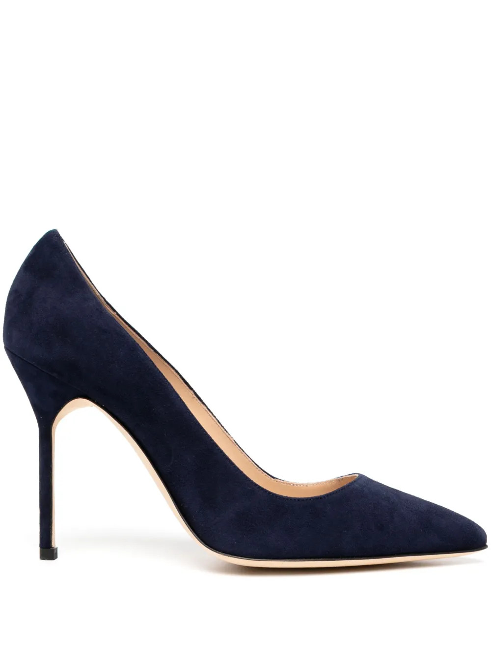 Manolo Blahnik Pointed Toe Pumps | Blue | FARFETCH | Farfetch Global