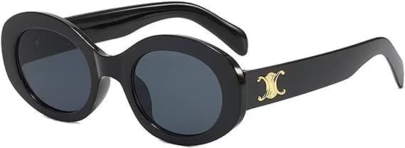TICHEROMU Unisex Oversized Thick Sunglasses, Oval Y2K Glasses Frame Eyewear Shield Sun Glasses Ae... | Amazon (US)
